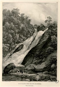 Cascade des Eaux Bonnes (Basses Pyrénées) - Fonds Ancely - B315556101 A JACOTTET 1 020