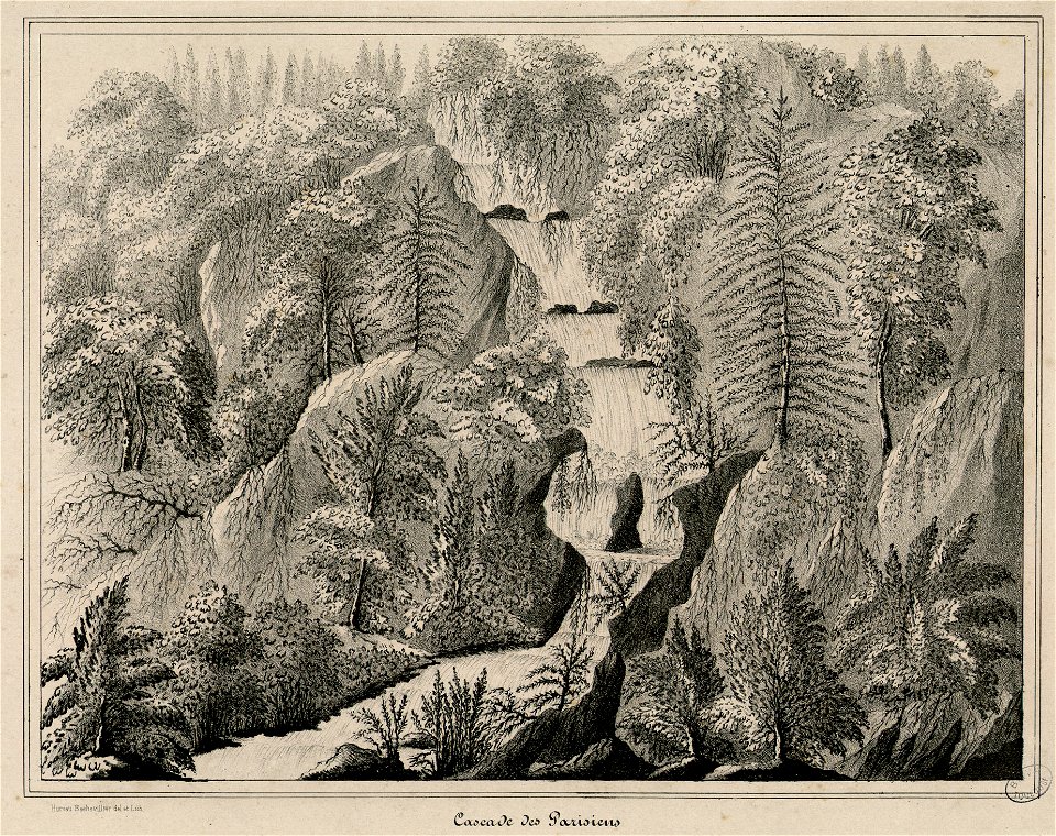 Cascade des Parisiens - Fonds Ancely - B315556101 A HUREAUBACHEVILLIER 004