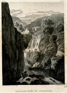 Cascade près de Gavarnie (3° liv., pl. 19) - Fonds Ancely - B315556101 A FROSSARD 1 049