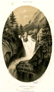Cascade du Cerisé (i.e. Cerizet) (près Cauterets) (Hautes-Pyrénées) - Fonds Ancely - B315556101 A GORSE 1 016