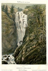 Cascade de Trémes-Aïgues, Vallée de Grip (Hautes Pyrénées) - Fonds Ancely - B315556101 A MERCEREAU 7 010
