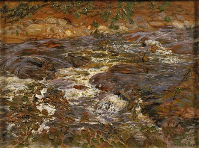 Cascading Brook (Helmer Osslund) - Nationalmuseum - 21576