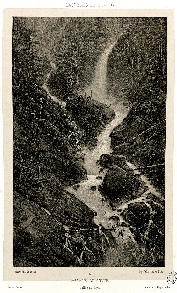 Cascade du Coeur - Vallée du Lys - Fonds Ancely - B315556101 A PETIT 1 015