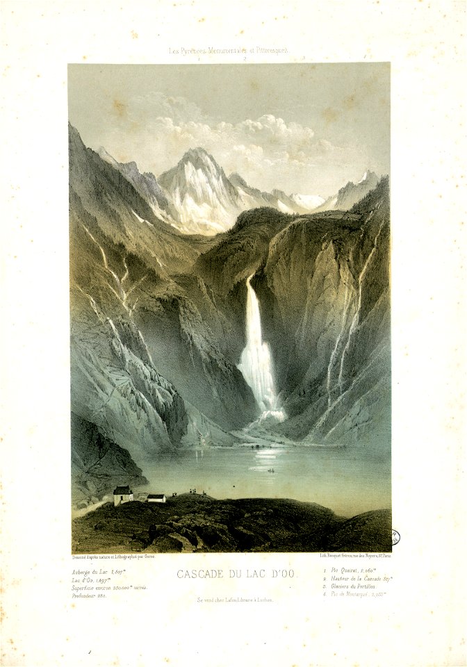 Cascade du Lac d'Oo (i.e. Oô) - Fonds Ancely - B315556101 A GORSE 5 002