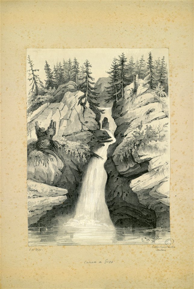 Cascade de Gripp - Fonds Ancely - B315556101 A MALBOS 1 003
