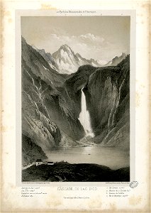Cascade du Lac d'Oo (i.e. Oô) - Fonds Ancely - B315556101 A GORSE 3 009