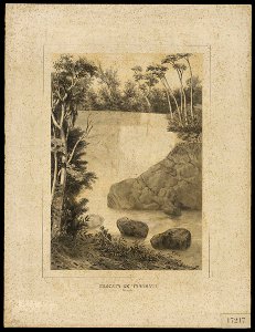 Cascata de Tamarati, Petrópolis - gravura 2