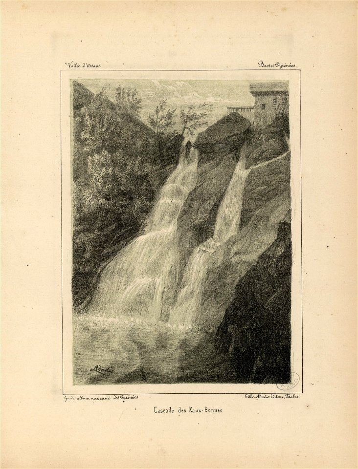 Cascade des Eaux-Bonnes - Fonds Ancely - B315556101 A ABADIE 4 042