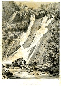 Cascade Valentin près Eaux Bonnes (Basses-Pyrénées) - Fonds Ancely - B315556101 A PARIS 1 051