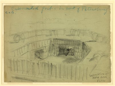 Casemented fort in front of Petersburg LCCN2004660593