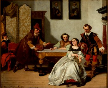 Casimir van den Daele - Sale of jewels - 184517 MNW - National Museum in Warsaw