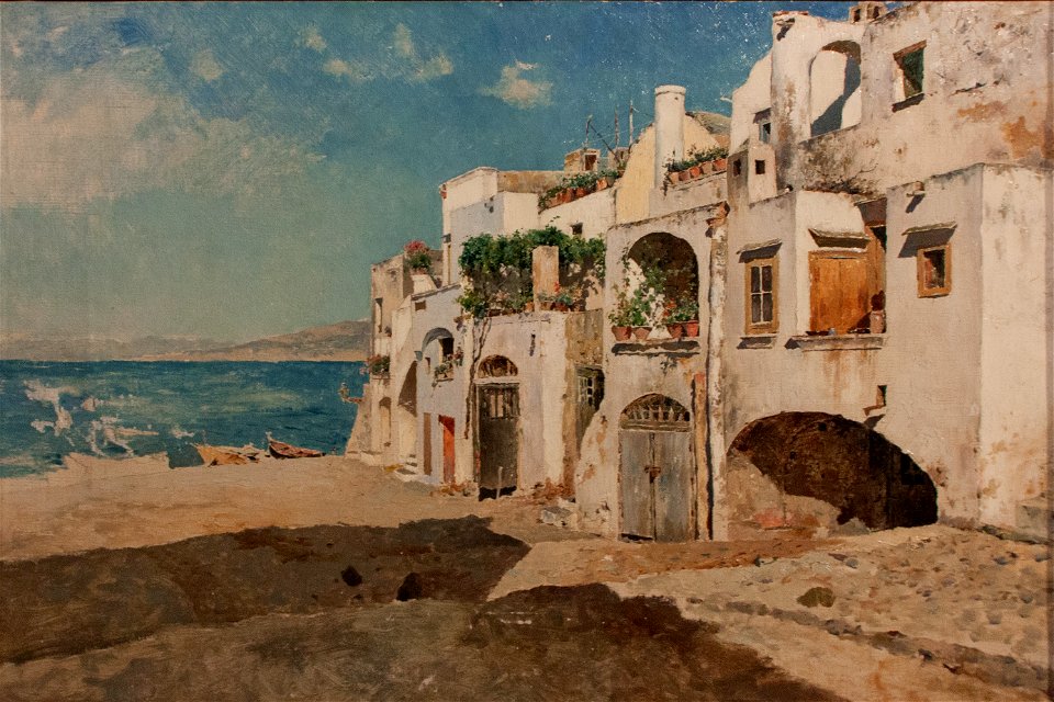 Case bianche, grande marina di Capri - Antonino Leto
