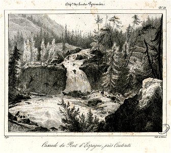 Cascade du Pont d'Espagne, près Cauterets (Hautes Pyrénées) - Fonds Ancely - B315556101 A DEFER 014