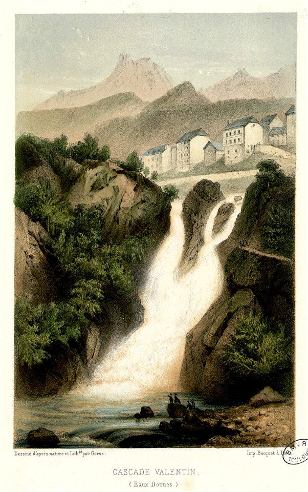 Cascade Valentin (Eaux Bonnes) - Fonds Ancely - B315556101 A GORSE 6 008