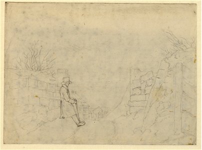 Caspar David Friedrich - Wanderer vor der Stadt