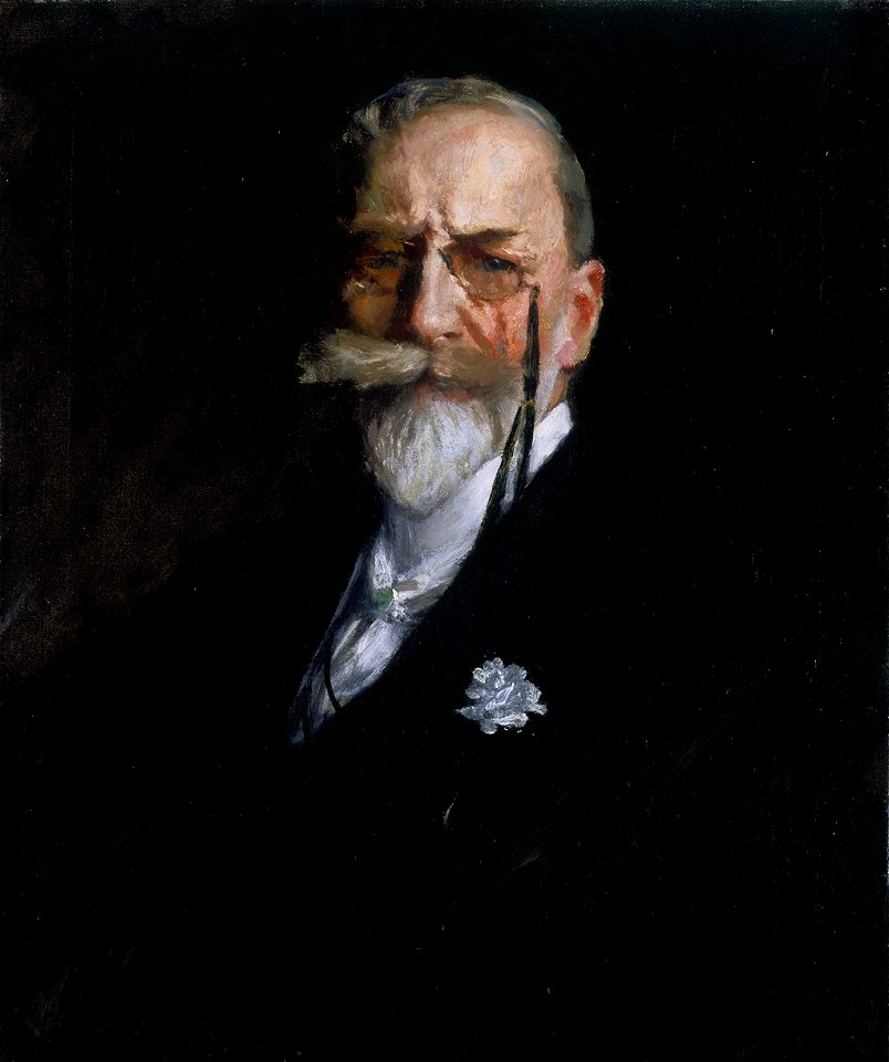 William Merritt Chase - Self-portrait (ca.1914) - Free Stock ...