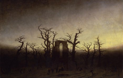 Caspar David Friedrich - Abtei im Eichwald - Google Art Project