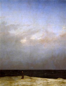 Caspar David Friedrich - Monk by the Sea (detail) - WGA8239