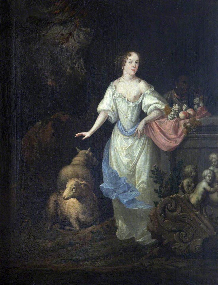 Caspar (Ludowyk) Smits (c.1635-c.1707) - Portrait of an Unknown Lady as a Shepherdess (known as 'Magdalen Smith') - 355544 - National Trust