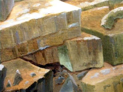 Caspar David Friedrich ausschnitt-eisschollen
