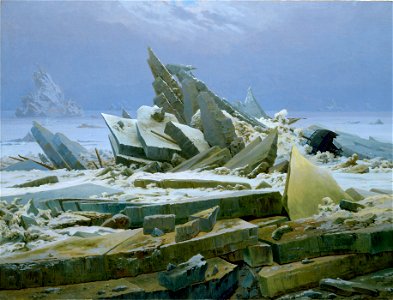 Caspar David Friedrich - Das Eismeer. Free illustration for personal and commercial use.