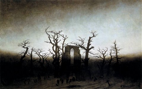 Caspar David Friedrich - The Abbey in the Oakwood - WGA08240