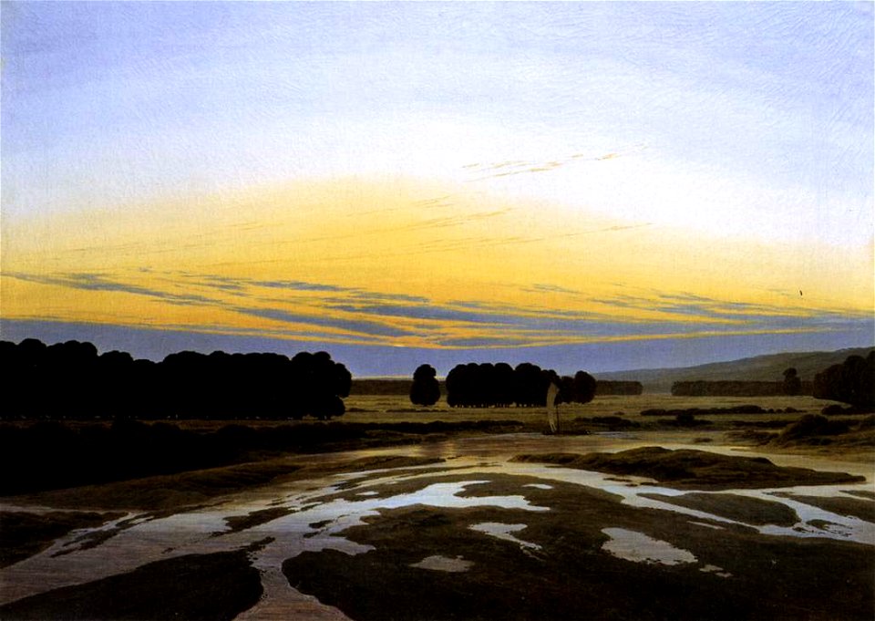 Caspar David Friedrich - The Grosse Gehege near Dresden - WGA08286