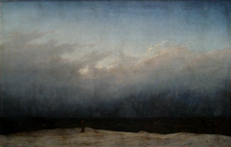 Friedrich monje a la orilla del mar 02 Kopie