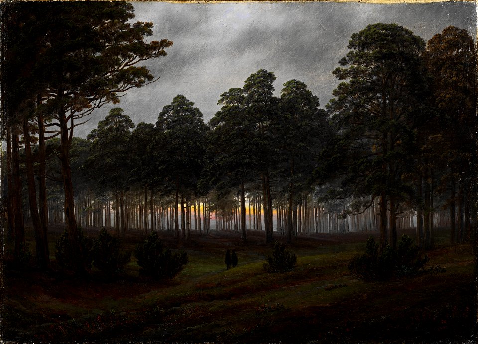 Caspar David Friedrich - Tageszeitenzyklus, Der Abend (1821-22)