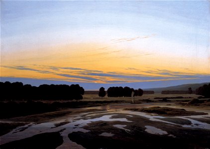 Caspar David Friedrich - The Grosse Gehege near Dresden - Google Art Project