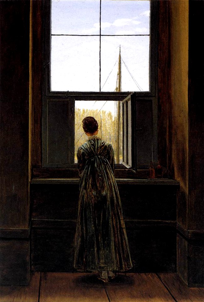 Caspar David Friedrich - Woman at a Window - WGA8268