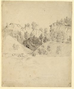 Caspar David Friedrich - Landschaft mit einem Steinbruch