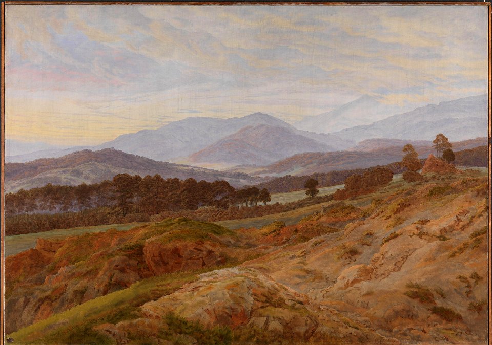 Caspar David Friedrich - Riesengebirge Landscape - NG.M.00719 - National Museum of Art, Architecture and Design