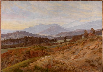 Caspar David Friedrich - Riesengebirge Landscape - NG.M.00719 - National Museum of Art, Architecture and Design