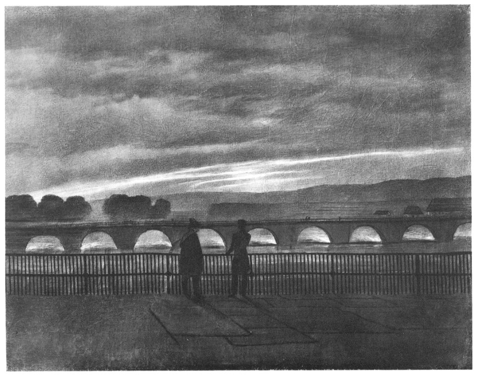 Caspar David Friedrich Augustusbrücke in Dresden