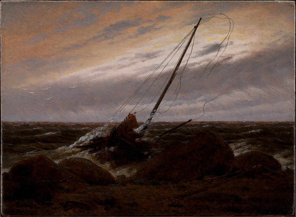 Caspar David Friedrich, Efter stormen, 1817, KMS8817