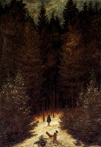 Caspar David Friedrich - The Chasseur in the Forest - WGA8247