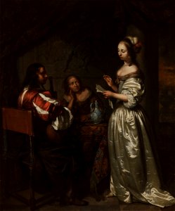 Caspar Netscher - Company Making Music - 125 - Mauritshuis