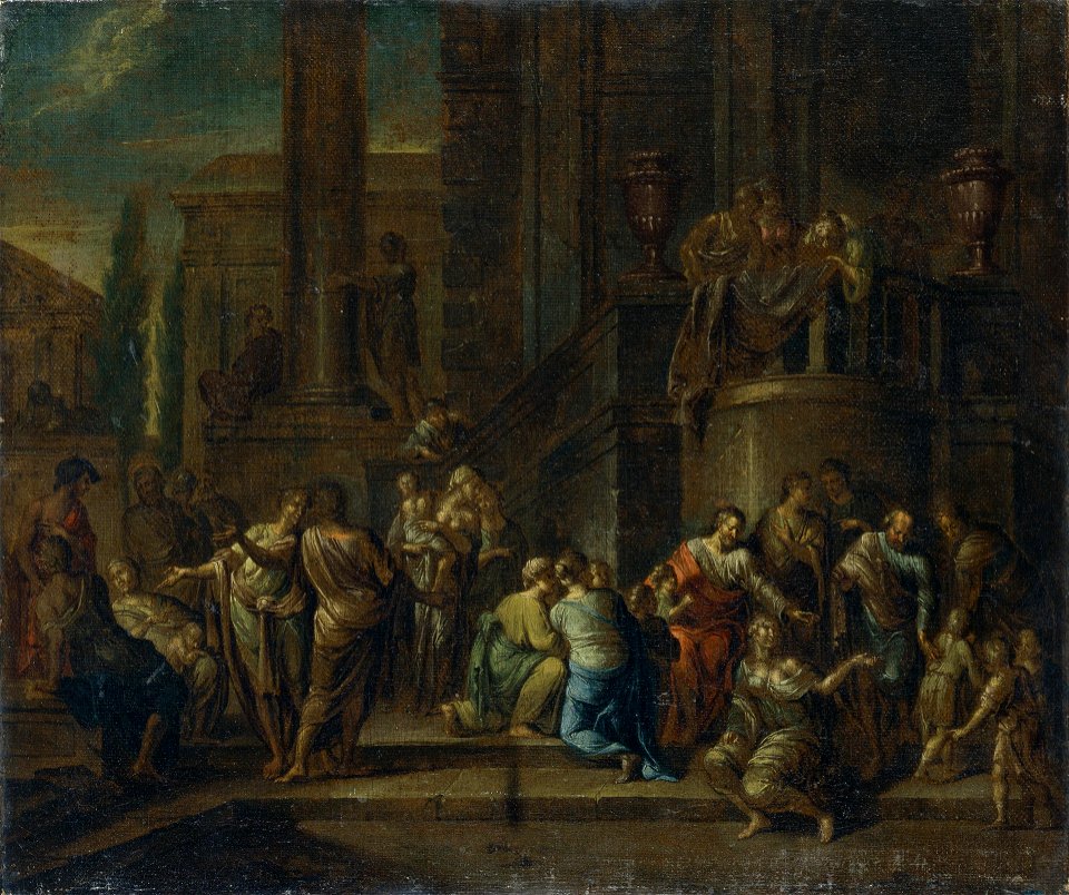Caspar Jacob van Opstal (II) - Christ Blessing the Children