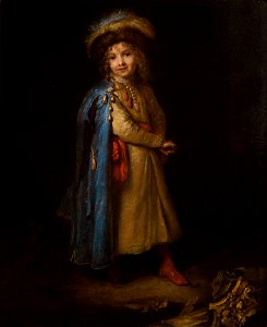 Caspar Netscher - Portrait of a Boy in the Polish National Costume - MNK XII-263 - National Museum Kraków