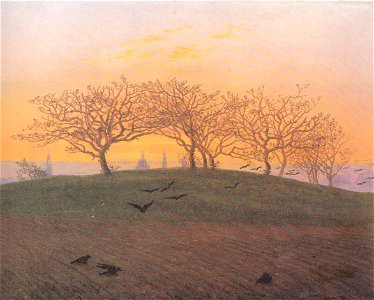 Hügel mit Bruchacker bei Dresden (Caspar David Friedrich)