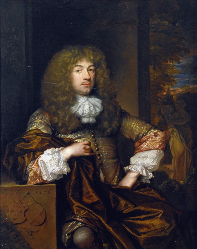 Caspar Netscher - Portrait of Jan Boudaen Courten L12037-6MC8V