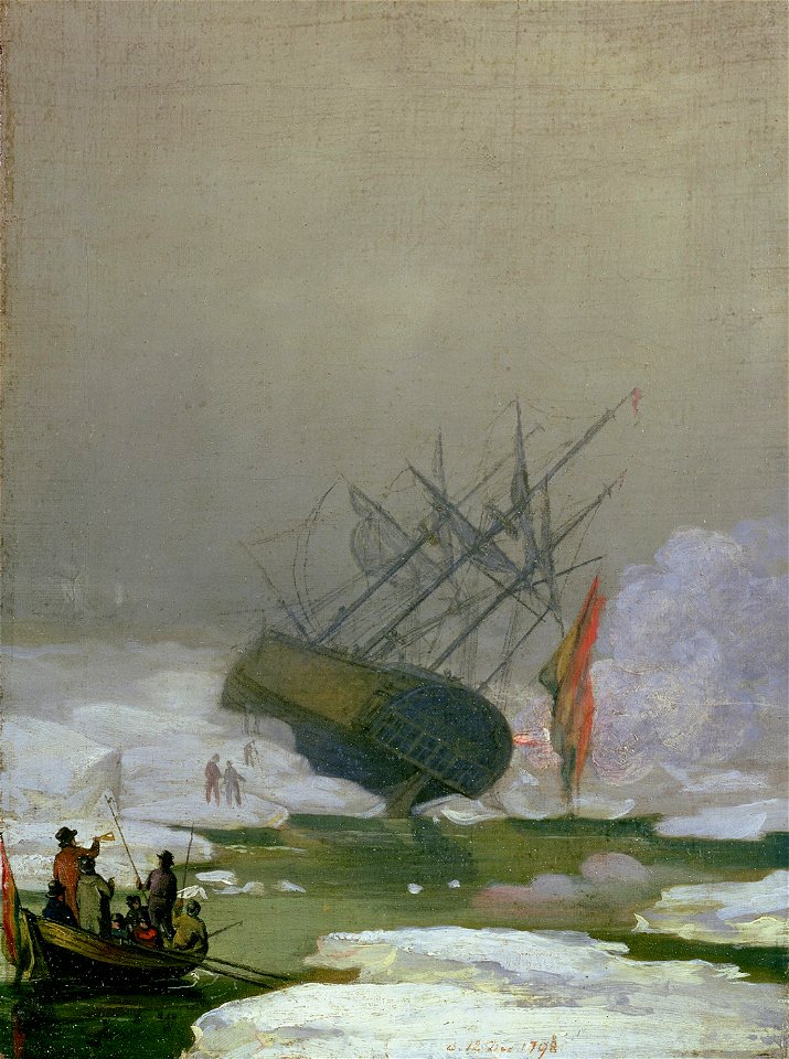 Caspar David Friedrich - Schiff im Eismeer