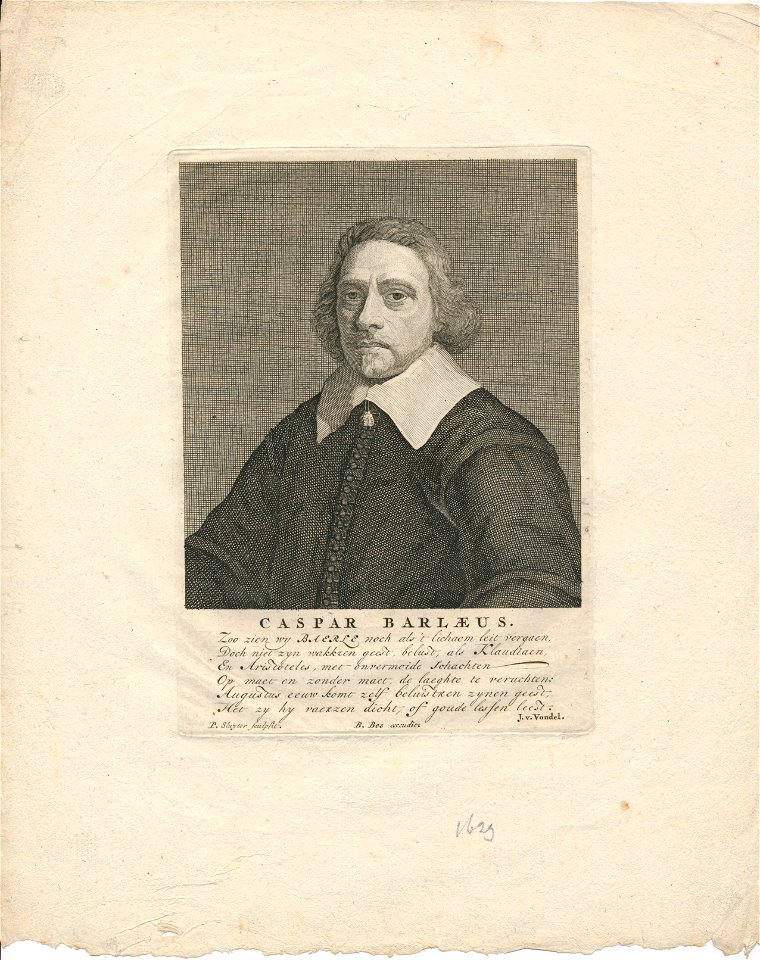 Caspar van Baerle 1584-1648 Erfgoedcentrum Rozet 300 191 d 2 A-28