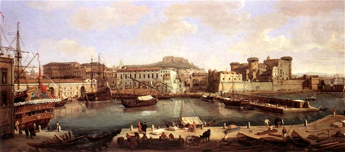 Caspar van Wittel - View of Naples - WGA25833