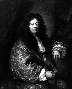 Caspar Netscher - Portrait of a Man in a Gold-embroidered Coat - NM 2676 - Nationalmuseum