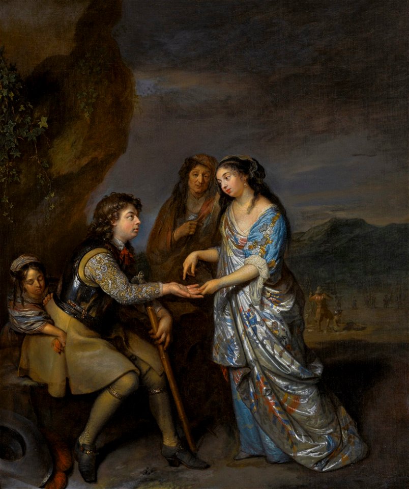 Caspar Netscher - The Fortune-Teller 002L18034 9S6W4