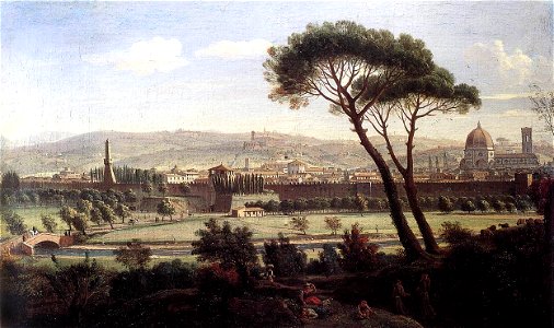 Caspar van Wittel - View of Florence from the Via Bolognese - WGA25831