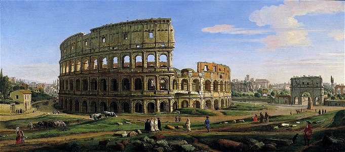 Caspar van Wittel - View of the Collosseum