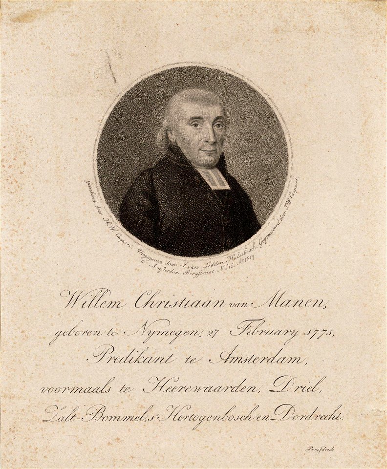 Caspari, Hendrik Willem (1770-1829), Afb 010097008863